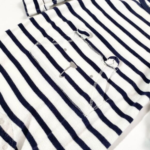 Navy stripe teddy bear onesie by babygap - Picture 7 of 8